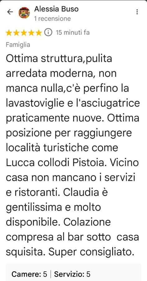 Claudia'S Home Pescia Dış mekan fotoğraf